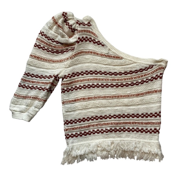 X REVOLVE Tamika One Shoulder Sweater in Rust House of Harlow 1960 Size M - Picture 3 of 7